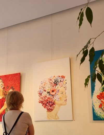 Les Fleurs Vénéneuses - Las Flores Venenosas - Exposición de Claudia Mejía en G3 Art Contemporain Gallery 4